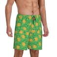 thumbnail image 1 of Picia Pumpkin Leaves Pajama Shorts for Men, Men's Pajama Bottoms, Sleepwear,Short Pajama Pants-X-Large, 1 of 9