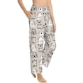 thumbnail image 1 of Picia Puppy Womens Soft Woven Cotton Elastic Waistband Sleep Pajama Pant Lounge Sleep Pant With Pockets And Drawstring-Small, 1 of 9
