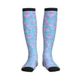 thumbnail image 1 of Picia Purple Dragon Scales Printed Sports Compression Socks - 15-20mmHg Graduated Compression, High-Performance Soft and Breathable Socks for Men and Women, 1 of 5