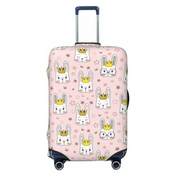 Picia Queen For Rabbit Luggage Protector Cover Thicken Suitcase Protector Cover Fit 18-32 Inch Luggage-Large