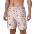 thumbnail image 1 of Picia Queen For Rabbit pattern Mens Swim Trunks with Compression Liner Stretch Beach Shorts Quick Dry with Zipper Pockets No-Chafing Board Shorts-X-Large, 1 of 9