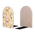 thumbnail image 1 of Picia Rabbit And Balloon Pattern Wood Bookends for Shelves,Non-slip Bookends, Heavy Duty Wooden Bookend Support,1 Pair, 1 of 8