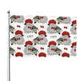 thumbnail image 1 of Picia Rabbit And Hedgehog Printed Flag ,Rabbit And Hedgehog Pattern Garden Flag Vertical Double,Yard Lawn Outdoor Decor 48x72", 1 of 9