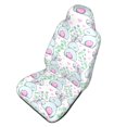 thumbnail image 1 of Picia Rabbit Back View Print Waterproof Sweating Car Seat Cover for Post Gym Workout, Running, Beach and Hiking, Universal Fit Anti-Slip Bucket Seat Protector, 1 of 5