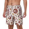 thumbnail image 1 of Picia Rabbit And Egg pattern Mens Swim Trunks with Compression Liner Stretch Beach Shorts Quick Dry with Zipper Pockets No-Chafing Board Shorts-Medium, 1 of 9