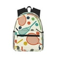 thumbnail image 1 of Picia Racket and Tennis Ball Large Capacity Backpack Classic Style Backpack Casual Backpack Water-Resistant School Work Travel Outdoor Backpack, 1 of 8