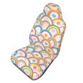 thumbnail image 1 of Picia Rainbow Flowers Print Waterproof Sweating Car Seat Cover for Post Gym Workout, Running, Beach and Hiking, Universal Fit Anti-Slip Bucket Seat Protector, 1 of 5