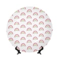 thumbnail image 1 of Picia Rainbow Pattern Bone China Decorative Plate – Wall Decor with Stand and Adhesive, Elegant Ornament for Living Room, Office, or Entryway-10in, 1 of 6