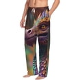thumbnail image 1 of Picia Rainbow Scales Fantasy Dragon Mens Soft Woven Cotton Elastic Waistband Sleep Pajama Pant Lounge Sleep Pant With Pockets And Drawstring-Large, 1 of 9