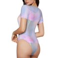 thumbnail image 1 of Picia Rainbow Womens One Piece Swimsuits Modest Tummy Control Bathing Suits Lace Up Slimming Swim Suit-X-Large, 1 of 9