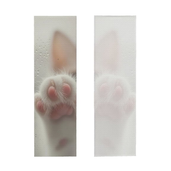Picia Raindrop Kitten Paw Pattern Cooling Towels (40"x12") Cool Towel, Cold Towel, Microfiber Soft Breathable Chilly Ice Towel