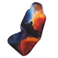thumbnail image 1 of Picia Red And Blue Abstract Print Waterproof Sweating Car Seat Cover for Post Gym Workout, Running, Beach and Hiking, Universal Fit Anti-Slip Bucket Seat Protector, 1 of 5