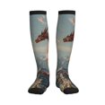 thumbnail image 1 of Picia Red Dragon Mountain Sunrise Printed Sports Compression Socks - 15-20mmHg Graduated Compression, High-Performance Soft and Breathable Socks for Men and Women, 1 of 5