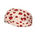 thumbnail image 1 of Picia Red Ladybug Print Mens Running Headband,Mens Sweatband Sports Headband for Running,Cycling,Basketball,Yoga,Fitness Workout, 1 of 9