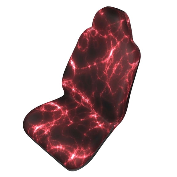 Picia Red Line Print Waterproof Sweating Car Seat Cover for Post Gym Workout, Running, Beach and Hiking, Universal Fit Anti-Slip Bucket Seat Protector