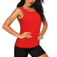 thumbnail image 1 of Picia Red Pattern Women's Workout Tank Top,Breathable Activewear,Slim Fit Athletic Top,Versatile Workout Moisture-wicking top-X-Large, 1 of 9