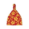 thumbnail image 1 of Picia Red Vintage Flowers Printed Preemie Hats for Baby Girls Cotton Premature Knot Hats Newborn Hospital Cap Warm Knot Beanie Nicu for Preemie Girls and Boys, 1 of 6