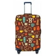 thumbnail image 1 of Picia Retro Coffee Luggage Protector Cover Thicken Suitcase Protector Cover Fit 18-32 Inch Luggage-Medium, 1 of 9