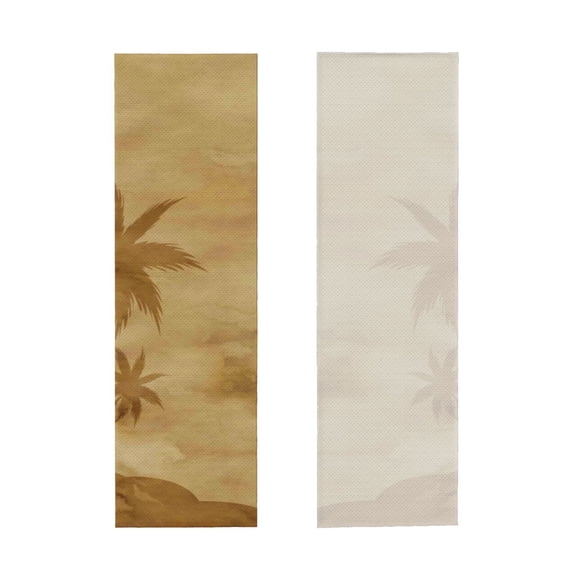 Picia Retro Palm Tree Pattern Cooling Towels (40"x12") Cool Towel, Cold Towel, Microfiber Soft Breathable Chilly Ice Towel