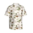 thumbnail image 1 of Picia Road Trip Gentle Cotton Regular Fit Short Sleeve Casual Hawaiian Shirt for Men-Medium, 1 of 8