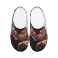 thumbnail image 1 of Picia Romantic Floral Bear for Women's Lamb-hug Comfy Fleece House Slippers Memory Foam, Slip-on House Shoes Indoor Outdoor-37/38, 1 of 7