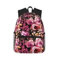 thumbnail image 1 of Picia Rose Flowers Large Capacity Backpack Classic Style Backpack Casual Backpack Water-Resistant School Work Travel Outdoor Backpack, 1 of 8