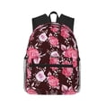 thumbnail image 1 of Picia Rose Flowers Large Capacity Backpack Classic Style Backpack Casual Backpack Water-Resistant School Work Travel Outdoor Backpack, 1 of 8