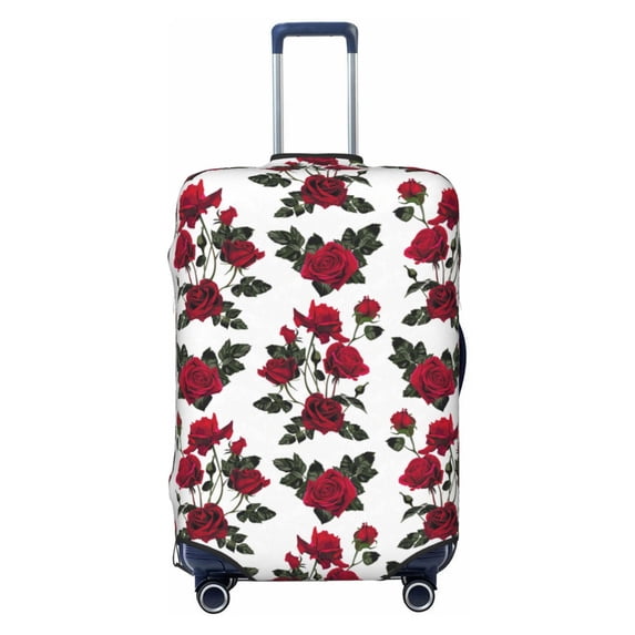 Picia Rose Flowers Luggage Protector Cover Thicken Suitcase Protector Cover Fit 18-32 Inch Luggage-X-Large