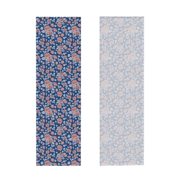 Picia Rose Flowers Pattern Cooling Towels (40"x12") Cool Towel, Cold Towel, Microfiber Soft Breathable Chilly Ice Towel