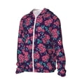 thumbnail image 1 of Picia Rose Flowers Women's Men's UPF 50+ Sun Protection Hoodie Shirt Long Sleeve SPF Fishing Outdoor UV Hiking Lightweight Shirts-XX-Large, 1 of 9