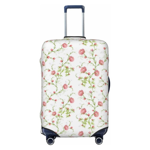 Picia Roses Flowers Luggage Protector Cover Thicken Suitcase Protector Cover Fit 18-32 Inch Luggage-Small
