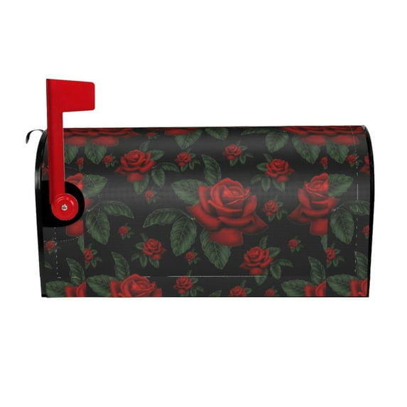 Picia Roses Magnetic Mailbox Cover Standard Size-21x18 in