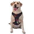 thumbnail image 1 of Picia Roses Skulls No-Pull Dog Harness Reflective Front Clip Vest with Handle,Step-in Air Dog Harness,Adjustable 2 Metal Rings 4 Buckles,Easy to Put on & Take Off Large, 1 of 9