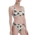 thumbnail image 1 of Picia Rottweiler Women's High Waisted Bikini Scoop Neck Swimsuit Two Pieces Bathing Suit-XX-Large, 1 of 8