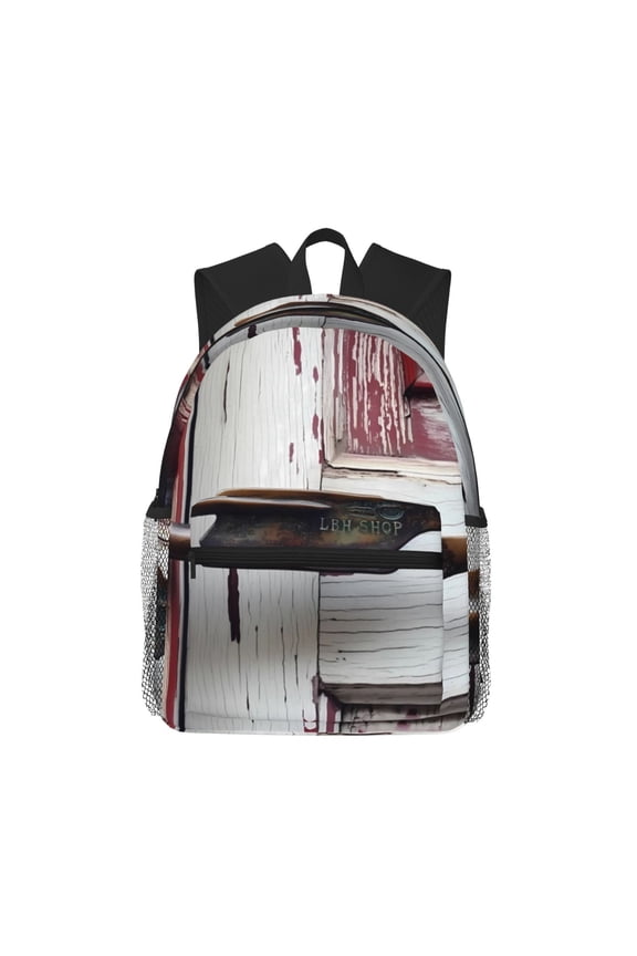 Rustic Door Handle Closeup Large Capacity Backpack Classic Style Backpack Casual Backpack Water-Resistant School Work Travel Outdoor Backpack