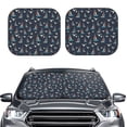 thumbnail image 1 of Picia Sailboat And Seagull 2 Piece Car Windshield Sun Shade Foldable | Foldable Sun Shield for Front Window Blocks UV Rays and Keeps Your Vehicle Cool-Medium, 1 of 7