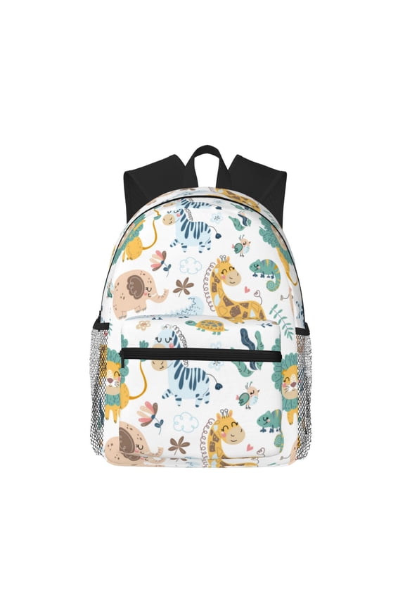 Scandinavian Africa Large Capacity Backpack Classic Style Backpack Casual Backpack Water-Resistant School Work Travel Outdoor Backpack