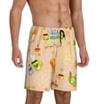 thumbnail image 1 of Picia Scandinavian Style Hygge Pajama Shorts for Men, Men's Pajama Bottoms, Sleepwear,Short Pajama Pants-XX-Large, 1 of 9