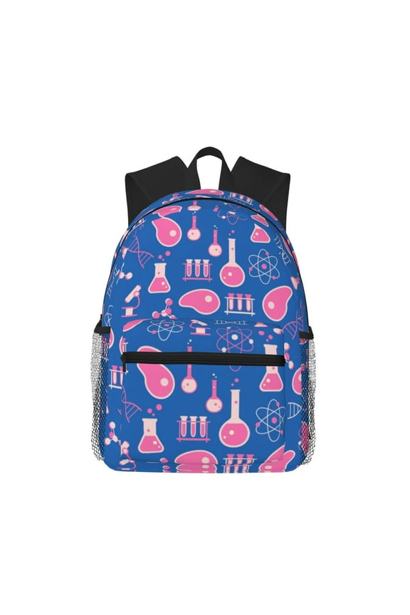 Science Experiment Large Capacity Backpack Classic Style Backpack Casual Backpack Water-Resistant School Work Travel Outdoor Backpack