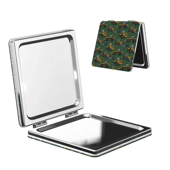 Picia Scraper for Compact Vanity Mirror , Travel Makeup Mirror , Portable Magnifying Cosmetic Mirror for Daily, Work, Business-Square