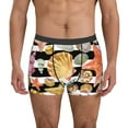 thumbnail image 1 of Picia Sea Shell Pattern Men’s Boxer Briefs – Soft & Breathable Underwear, Stretchy & Comfortable Fit, Supportive Pouch Design, Moisture-Wicking-XX-Large, 1 of 5