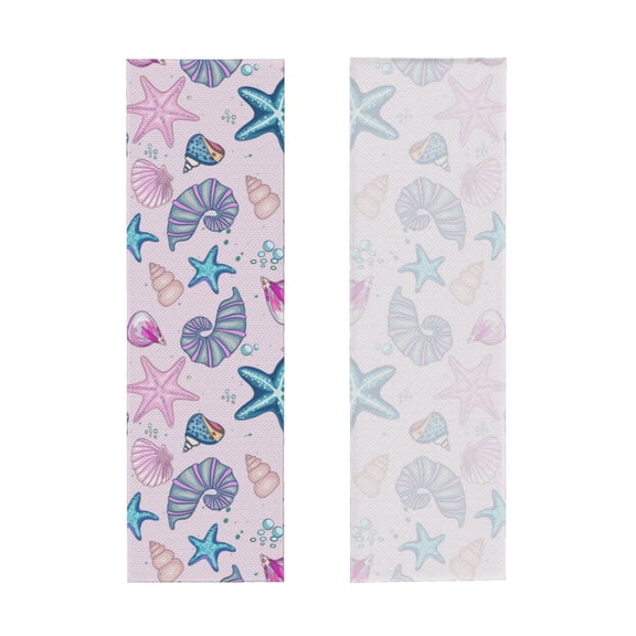 Picia Sea Shells 3 Pattern Cooling Towels (40"x12") Cool Towel, Cold Towel, Microfiber Soft Breathable Chilly Ice Towel
