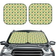 thumbnail image 1 of Picia Sea Turtle 2 Piece Car Windshield Sun Shade Foldable | Foldable Sun Shield for Front Window Blocks UV Rays and Keeps Your Vehicle Cool-, 1 of 7