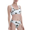 thumbnail image 1 of Picia Sea Turtle Women's High Waisted Bikini Scoop Neck Swimsuit Two Pieces Bathing Suit-Small, 1 of 8