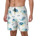 thumbnail image 1 of Picia Sea Turtle pattern Mens Swim Trunks with Compression Liner Stretch Beach Shorts Quick Dry with Zipper Pockets No-Chafing Board Shorts-X-Large, 1 of 9
