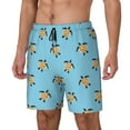thumbnail image 1 of Picia Sea Turtle pattern Mens Swim Trunks with Compression Liner Stretch Beach Shorts Quick Dry with Zipper Pockets No-Chafing Board Shorts-X-Large, 1 of 9
