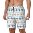thumbnail image 1 of Picia Sea Turtle pattern Mens Swim Trunks with Compression Liner Stretch Beach Shorts Quick Dry with Zipper Pockets No-Chafing Board Shorts-X-Large, 1 of 9