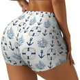 thumbnail image 1 of Picia Sea Vacations Printed Workout Shorts for Women Seamless Scrunch Butt Lifting High Waisted Yoga Gym Booty Running Moisture-wicking Short Pants-X-Large, 1 of 9