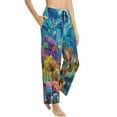 thumbnail image 1 of Picia Sea World Womens Soft Woven Cotton Elastic Waistband Sleep Pajama Pant Lounge Sleep Pant With Pockets And Drawstring-Large, 1 of 9