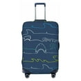 thumbnail image 1 of Picia Shark Luggage Protector Cover Thicken Suitcase Protector Cover Fit 18-32 Inch Luggage-Large, 1 of 9